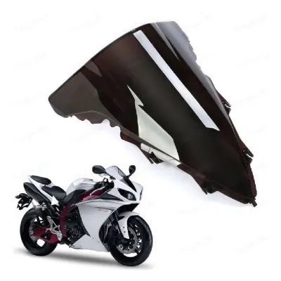 Parbriz Fumuriu Yamaha R1 an 2009-2014 Negru geam