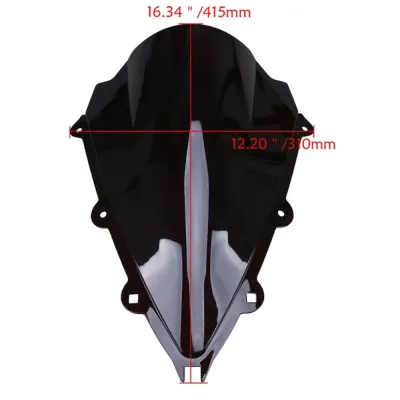 Parbriz Fumuriu YAMAHA R1 an 2004-2006 Negru geam