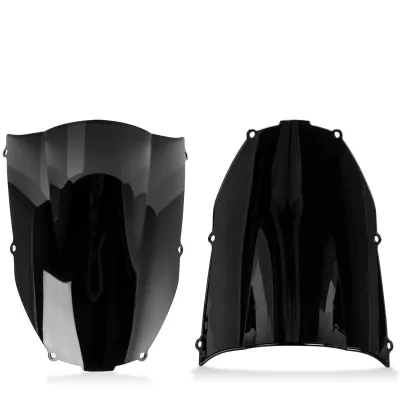 Parbriz Fumuriu Kawasaki ZX6R ninja 2000-2002 Negru geam