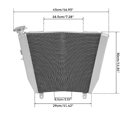 Radiator Aprilia RSV4 2011-2022 Argintiu A1746