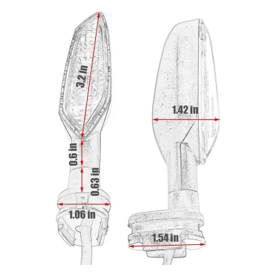 Semnalizari LED Fumurii Yamaha R1 R6 FZ MT XSR A2101