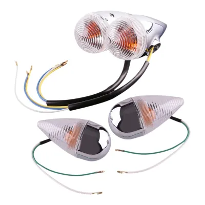 Semnalizari spate crom Yamaha XV1900 2006 2013 cu bec A2011