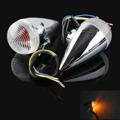 Semnalizari fata crom Yamaha XV1900 2006 2013 cu bec A2010