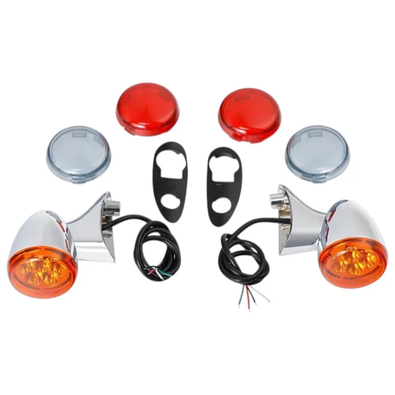 Semnalizari LED fata Harley Road Glide 2015 2024 set 3 lentile A1993