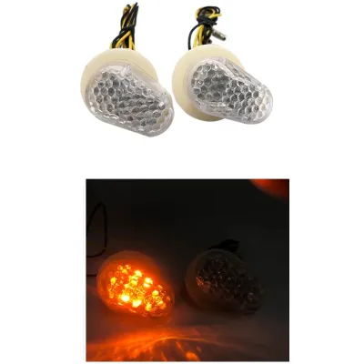 Set 2 semnalizari incorporate carena transparente Kawasaki ZX ZZR A1989