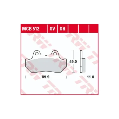 Placute Frana Fata Sinterizate TRW MCB512SV HONDA KAWASAKI
