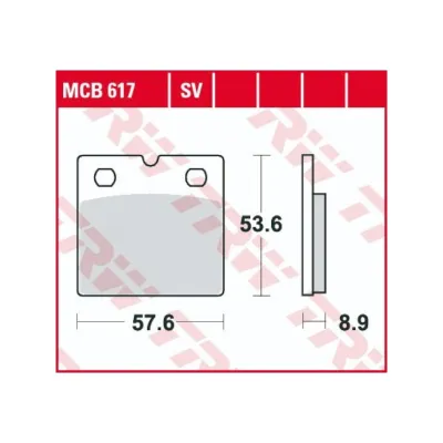 Placute Frana Fata Sinterizate TRW BMW K100 K75 MCB617SV