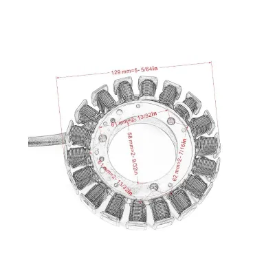 Stator alternator Yamaha XVS1100 VStar 1100 Midnight Custom bobina A1567