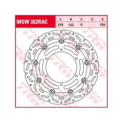 Disc Frana Fata Kawasaki Ninja 650R Z650 Z900 MSW232RAC TRW
