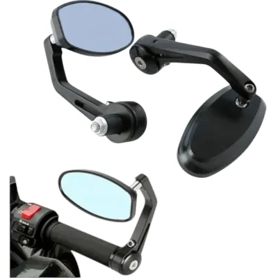 Set oglinzi universale ghidon 22mm Ducati Bmw Honda Compatibil cu Harley Suzuki A1272