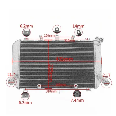 Radiator racire moto Kawasaki Z900 2017 2024 A567579