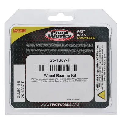 Kit Rulmenti roata fata Kawasaki Vulcan VN800A Suzuki GSX250R GW250 spate Honda CH150 All Balls 25-1387