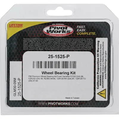 Kit Rulmenti roata fata Yamaha FZ125 FZR250 RZ350 TRZ125 RH TU 1987 1985 1988 2008 All Balls 25-1525