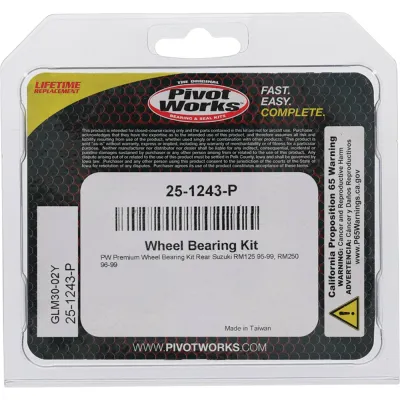 Kit Rulmenti roata spate Suzuki RM125 RM250 1995-1999 All balls 25-1243