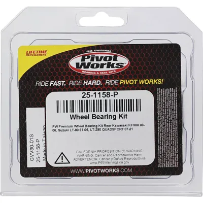 Kit Rulmenti roata spate Suzuki LTZ90 LT80 Quadsport 1987-2006-2021 Kawasaki KFX80 2003-2006 All Balls 25-1158
