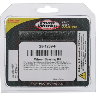 Kit Rulmenti roata Spate Suzuki GSF1200 Bandit GSXR RF600 SV650 1992-2009 All Balls 25-1269