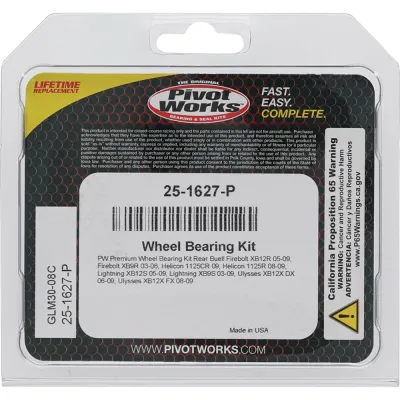 Kit Rulmenti roata Spate Buell Firebolt Helicon Lightning Ulysses 2003-2009 All Balls 25-1627