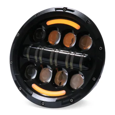Far Moto Cafe Racer Lupa Angel Eyes Custom Bobber Chooper 18CM 7inch