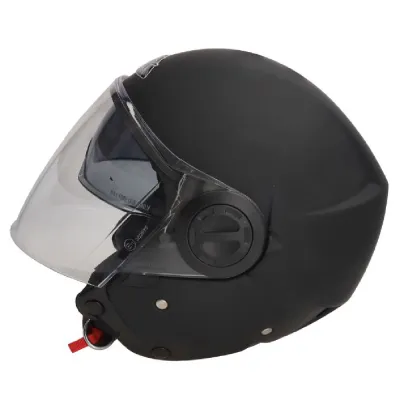 Casca Moto Open Face SMK COOPER MATT BLACK MA200 Marimea S