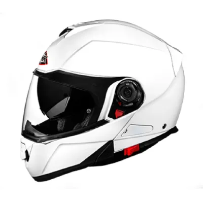 Casca Moto Flip-Up SMK GLIDE WHITE GL100 MARIME XS