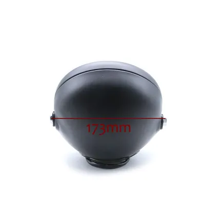Far Moto Rotund 15cm DRL Led Cafe Racer Bobber Naked Metal Custom