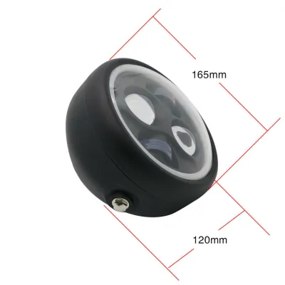 Far Moto Cafe Racer Lupa Angel Eyes Custom Bobber Chooper 16CM