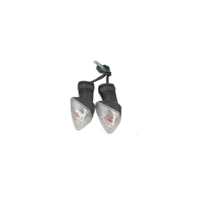Set 2 semnalizari transparente Kawasaki NINJA 1000 650R ZX6R 600 636 ZX10R Z750 Z1000 KLE500 KLE650 A1008
