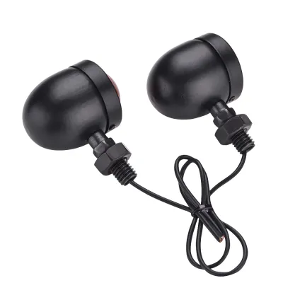 Semnalizari Moto Universale Negre Chopper, Bobber, Cafe Racer
