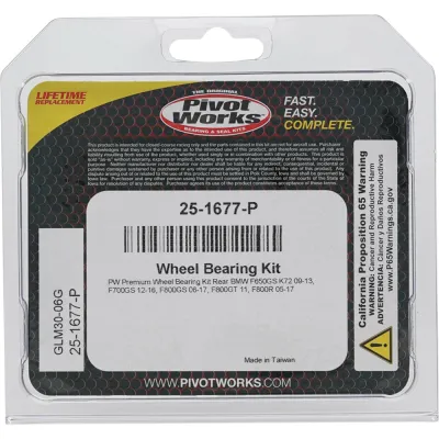 Kit Rulmenti roata spate BMW F650GS K72 F700GS F800GS F800GT F800R 2006-2017 All Balls 25-1677