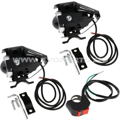 Set Proiectoare Led Motocicleta Atv Auto Lumini Ceata