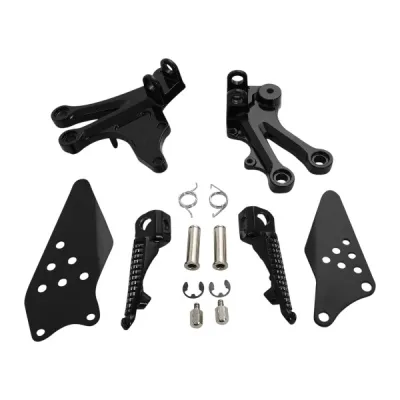 Suport Scarite Pilot Fata Kawasaki Ninja ZX10R 2004 2005 Stanga Dreapta negre A450BLACK
