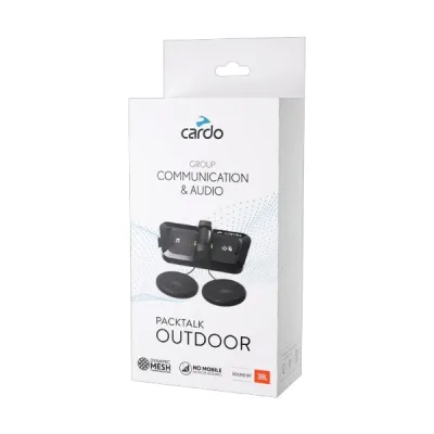 Sistem comunicatie Cardo Packtalk Outdoor SINGLE NEGRU