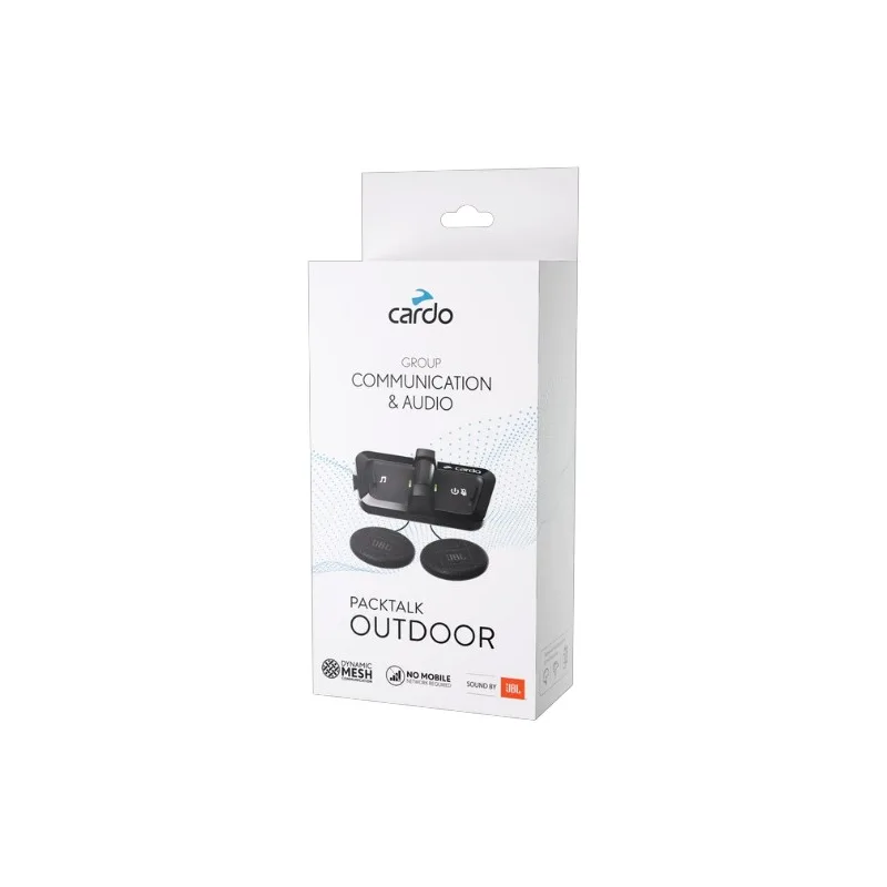 Sistem comunicatie Cardo Packtalk Outdoor SINGLE NEGRU
