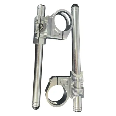Semighidon stanga dreapta argintiu Clip-On 50mm Universal 22mm Honda CBR1000RR RC51 A2119
