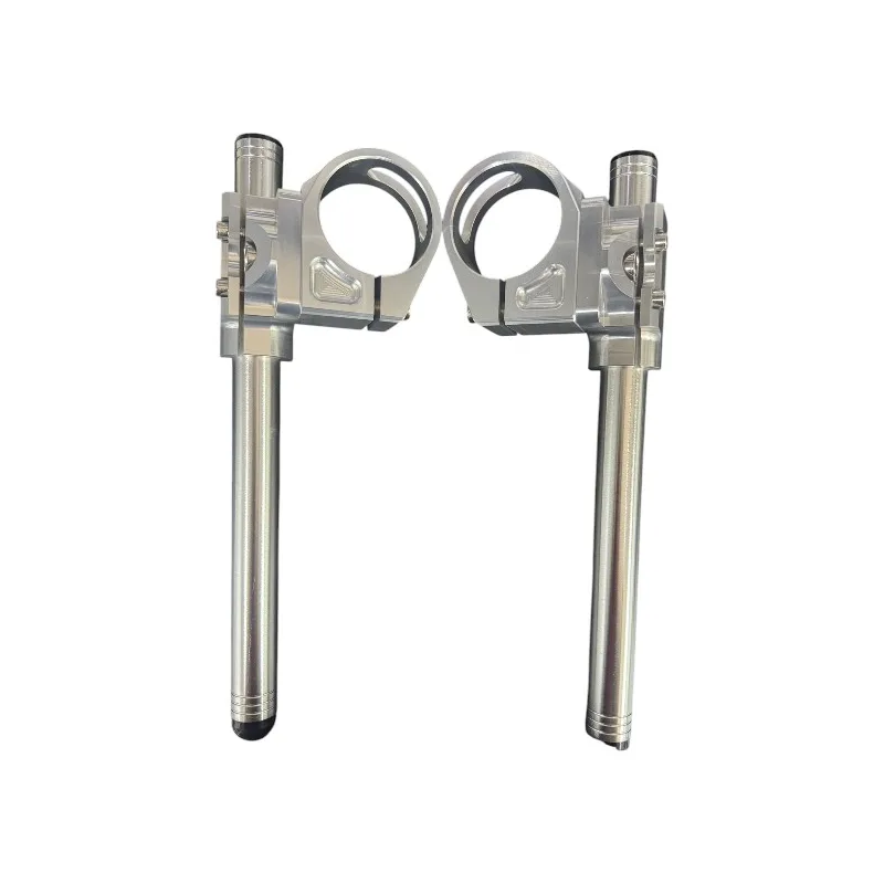 Semighidon stanga dreapta argintiu Clip-On 50mm Universal 22mm Honda CBR1000RR RC51 A2119