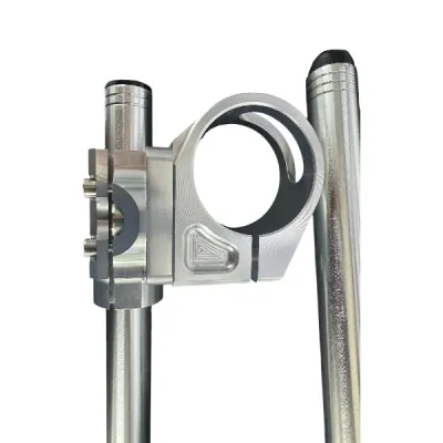 Semighidon stanga dreapta argintiu Clip-On 50mm Universal 22mm Honda CBR1000RR RC51 A2119