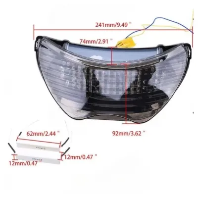 Lampa Stop Spate Led Honda CBR600 F4 1999 2000 CBR 600 F4I 2004 2005 2006 cu semnalizari