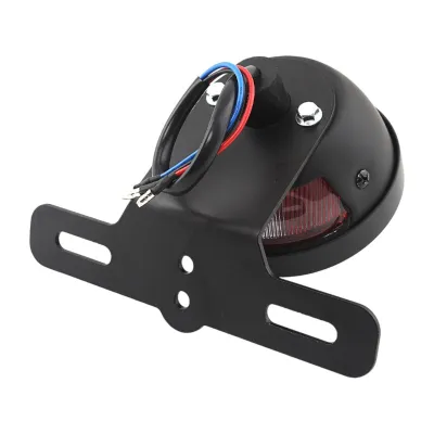 Stop LED moto universal cu suport numar Harley Bobber A2024