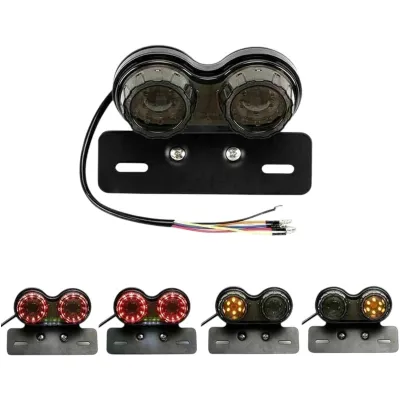 Stop LED integrat universal cu suport numar fumuriu A1990