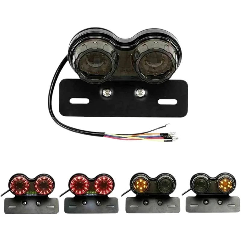 Stop LED integrat universal cu suport numar fumuriu A1990