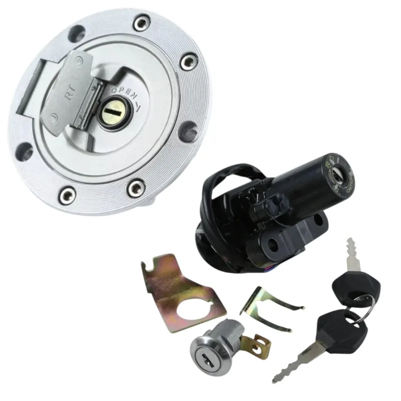 Set incuietoare rezervor contact pornire cu chei Buson Yamaha YZF R1 R6 FZ6 FJR1300 A1985