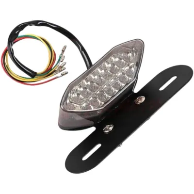 Stop LED universal moto cu semnalizare si suport numar A1868