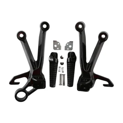 Set Suporti scarite spate pasager Suzuki GSXR1000 2017 2022 negre