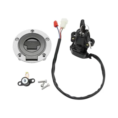 Lockset Yamaha XT660 XT660Z Tenere MT03 R6 R1 XJ6F XJ6N FJ09 FZ1S FZ09 FZ07 XVS1300 Set incuietoare capac rezervor combustibil cu cheie