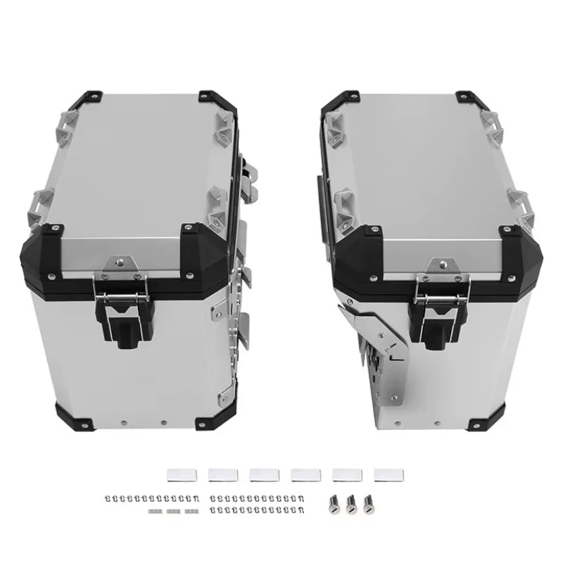SET Cutii Genti Laterale Sidecase Aluminiu 48L + 40L pentru BMW GS R1200 R1250 F850 F900 A273
