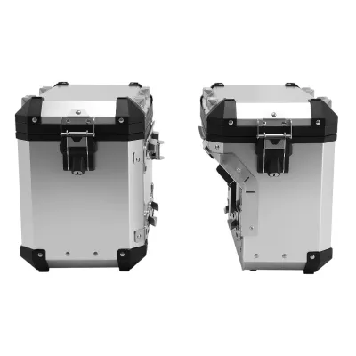 SET Cutii Genti Laterale Sidecase Aluminiu 48L + 40L pentru BMW GS R1200 R1250 F850 F900 A273
