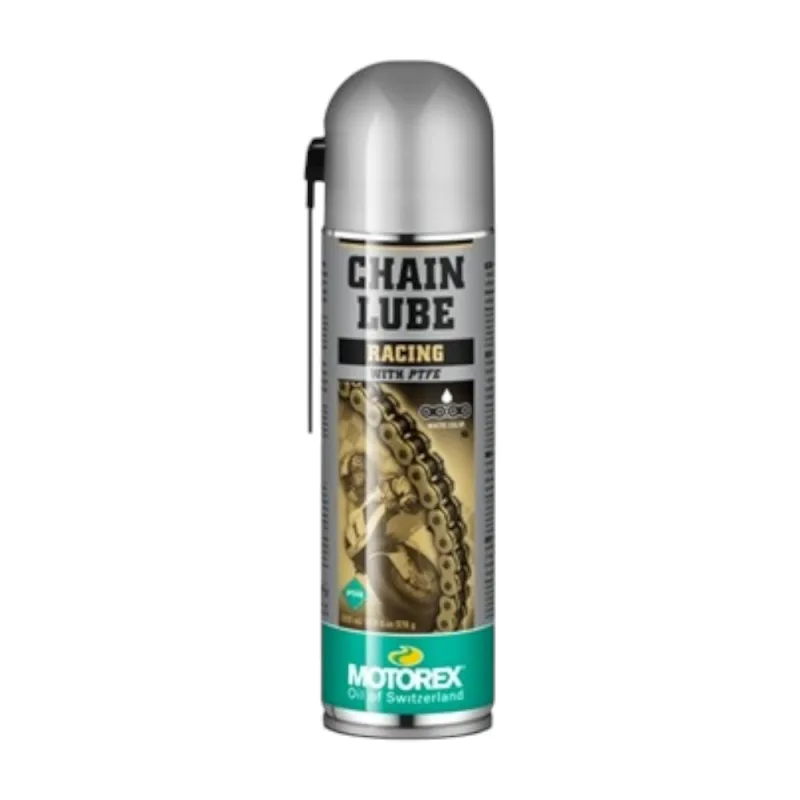 Spray ungere lant MOTOREX Chainlube Racing MTR 302336 500ml teflon alb