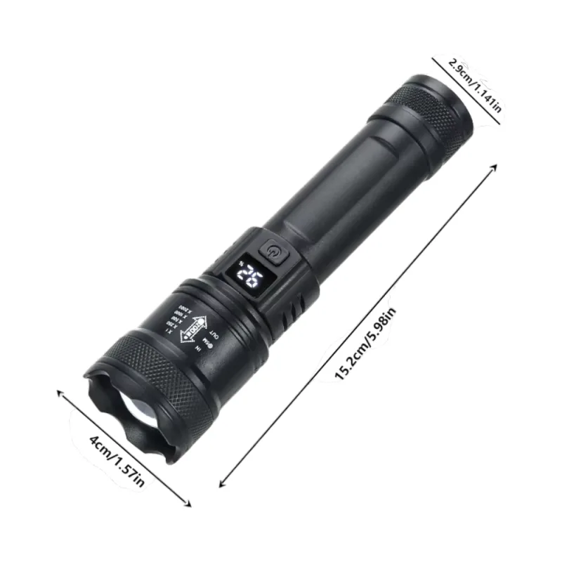 Lanterna 2000LM USB