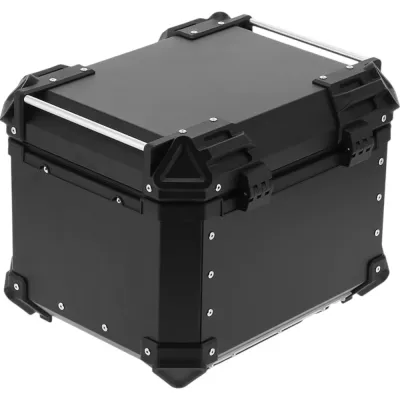 Top Case Universal 45L Cutie Moto spate aluminiu cu placa suport