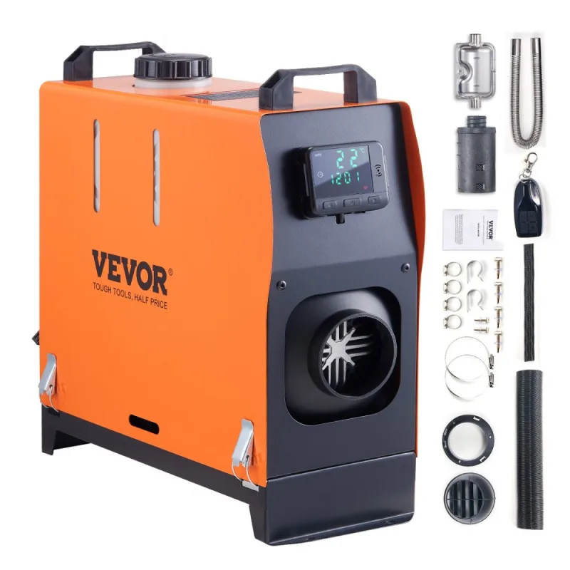 Sirocou Încălzitor de aer diesel VEVOR All-in-one 12V 8KW Camion Garaj Masina Camping